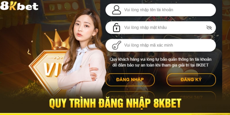 Hướng dẫn 8Kbet đăng nhập chi tiết